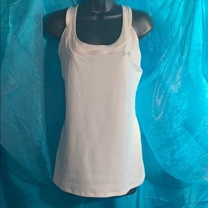 Under armor white workout top